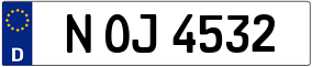 Truck License Plate